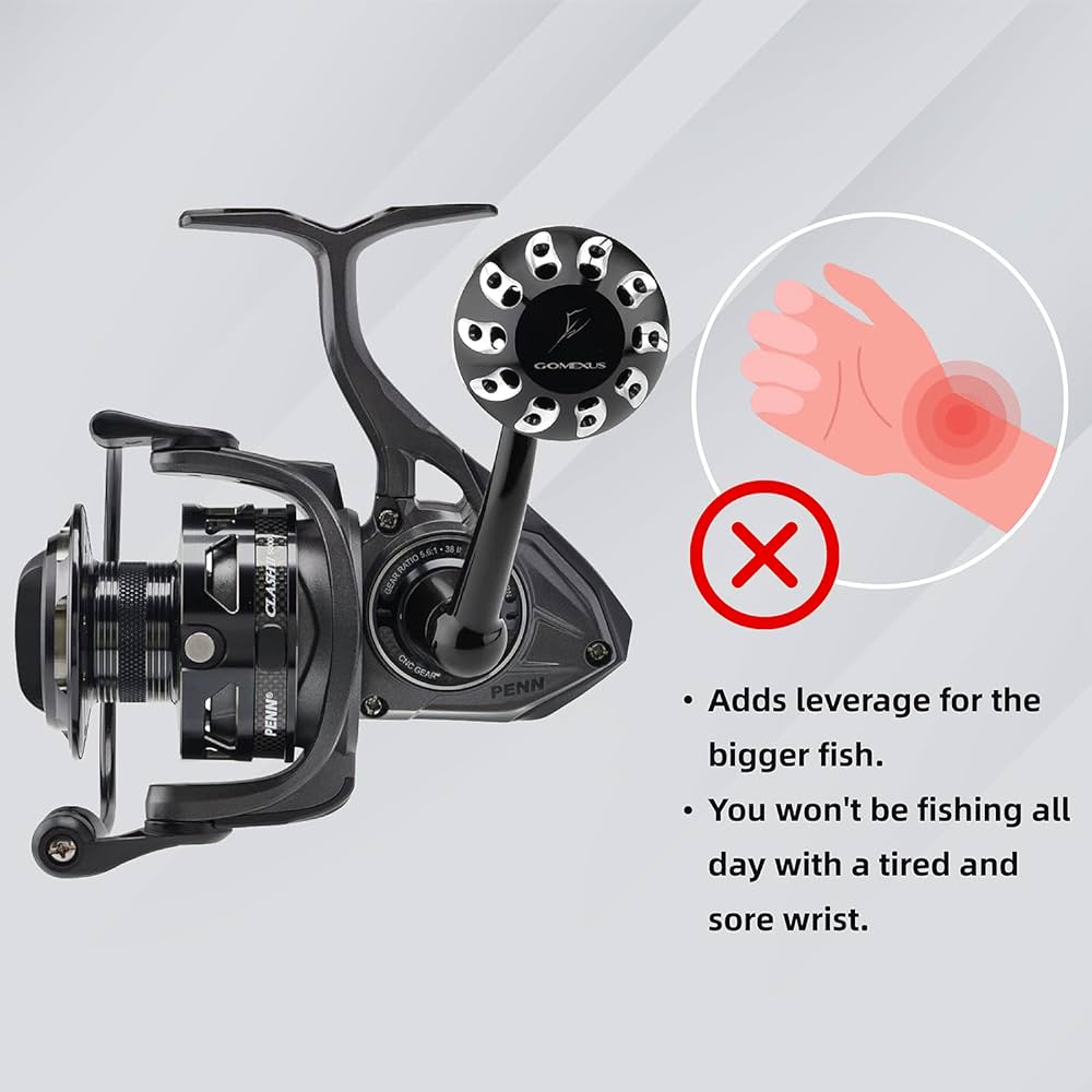 Amazon.com: GOMEXUS Power Handle for Penn Clash I II